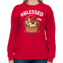 #Blessed Easter Bunny Lamb Women's Sweatshirt