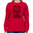 Polish Troublemaker Eagle Crest Women's Sweatshirt