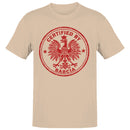 Certified by Babcia Polish Stamp Men's T-shirt