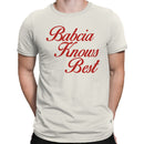 Babcia Knows Best Family Wisdom Men's T-shirt