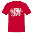 Pierogi Kielbasa Paczki Repeat Men's T-shirt