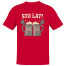 Sto Lat Polish Beer Mugs Men's T-shirt