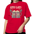 Sto Lat Polish Beer Mugs Women's T-shirt