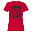 Armed and Ready Graffiti Art Women's T-shirt