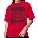 Armed and Ready Graffiti Art Women's T-shirt