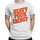 Heavy Energy Bold Typography Men's T-shirt