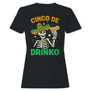 Cinco De Drinko Skeleton Art Women's T-shirt