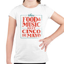 Cinco de Mayo Food & Music Youth's T-shirt
