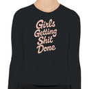 Girls Empowerment Quote Art Women's Long Sleeve Tee