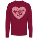 Woman Up Motivational Graphic Women's Long Sleeve Tee