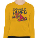 Untamed Fierce Tiger Women's Long Sleeve Shirt