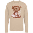 Badass Babes Club Retro Art Women's Long Sleeve Shirt