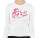 Sarcastic Woman Retro Art Women's Long Sleeve Shirt