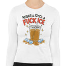 Sugar & Spice Coffee Design Women's Long Sleeve Shirt