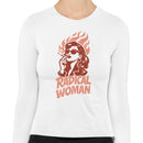 Radical Woman Retro Flames Women's Long Sleeve Tee