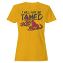 Untamed Fierce Tiger Design Women's T-shirt