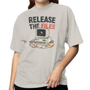 Release The Files Retro Computer Art Women's T-shirt