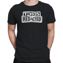 Redacted Grunge Stamp Design Men's T-shirt