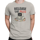 Release The Files Retro Computer Art Men's T-shirt