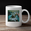 Relaxed Sloth Bubble Tea Unisex Mug