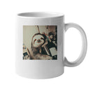 Party Sloth with Giant Wine Unisex Mug