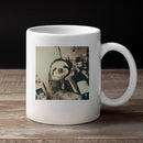 Party Sloth with Giant Wine Unisex Mug