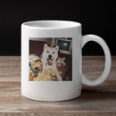 Retro Dog Snack Attack Unisex Mug