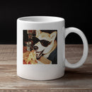 Dog in Sunglasses Unisex Mug