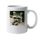 Retro Raccoon with Smartphone Unisex Mug
