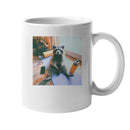 Yoga Raccoon Relaxation Ready Unisex Mug