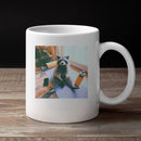 Yoga Raccoon Relaxation Ready Unisex Mug