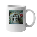 Cozy Llama with Headphones & Tea Unisex Mug