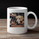 Melancholy Dog at Whiskey Bar Unisex Mug