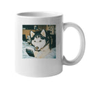 Husky Dog Retro Smartphone Unisex Mug
