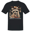 Menace to Society Raccoon Meme Men's T-shirt
