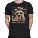 Menace to Society Raccoon Meme Men's T-shirt