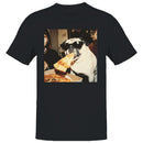 Pug Eating Pizza Men's T-shirt