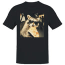 Raccoon Eating Pizza Men's T-shirt