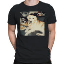 Golden Retriever Snack Retro Vibes Men's T-shirt