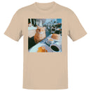 Cute Cat Pancake Cafe Scene Men's T-shirt