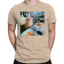 Cute Cat Pancake Cafe Scene Men's T-shirt