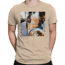 Orange Cat Noodle Soup Men's T-shirt