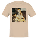 Lazy Dog Lounging With Nachos Men's T-shirt