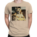 Lazy Dog Lounging With Nachos Men's T-shirt