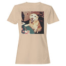 Poker Dog Retro Casino Art Women's T-shirt