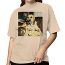 Lazy Dog Lounging With Nachos Women's T-shirt