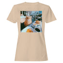 Cute Cat Pancake Cafe Scene Women's T-shirt