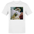 Relaxing Spa Day Sloth in Robe Men's T-shirt