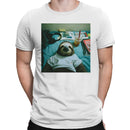 Relaxed Sloth Bubble Tea Men's T-shirt