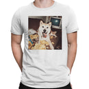 Retro Dog Snack Attack Men's T-shirt